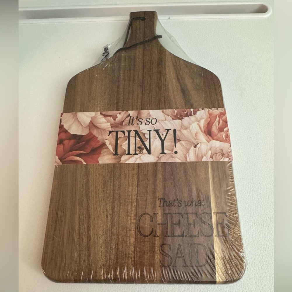 Smartass & Sass wood cheese board